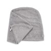 Catherine Lansfield Quick Dry Cotton Turbie Head Towel Grey