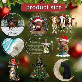 Christmas Animal Ornaments 2024, Christmas Tree Hanging Ornaments, Animal Ornaments, Christmas Creative Ornaments, Home Ornaments, Christmas Parties, Craft Collections Souvenirs