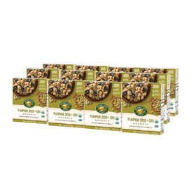 Nature's Path Organic Pumpkin Seed + Flax Granola, 11.5 oz (Pack of 12), Non-GMO