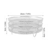 3Pcs Air Fryer Dehydrator Racks Stackable Food Grade Stainless Steel