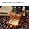 Manual Coffee Grinder Italian Retro Portable Stainless Steel Brown Hand