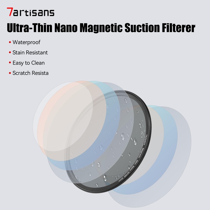 7artisans Nano Magnetic Filter UV Filter ND Light Reduction Filter/CPL