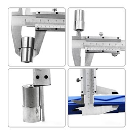 Calibrador Vernier de 0 a 150 mm Micrómetro Medidor de Acero Al Carbono Herramienta de Medición de Longitud para Reparación