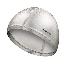 Aqua Speed Swimming Cap Tear-Resistant Swimming Cap Swimming Cap Swimming Cap Sport Swimming Triathlon Lycra / PU Flux Colour: Flux / Silver