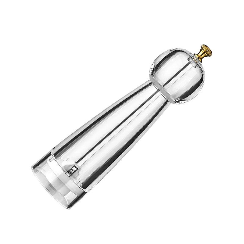 Pepper Grinder Acrylic Ceramic Round Head Multifunctional Pepper Mill Shaker