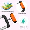 SamHeng 2 Pcs Neoprene Luggage Handle Wrap, Waterproof Suitcase Handle