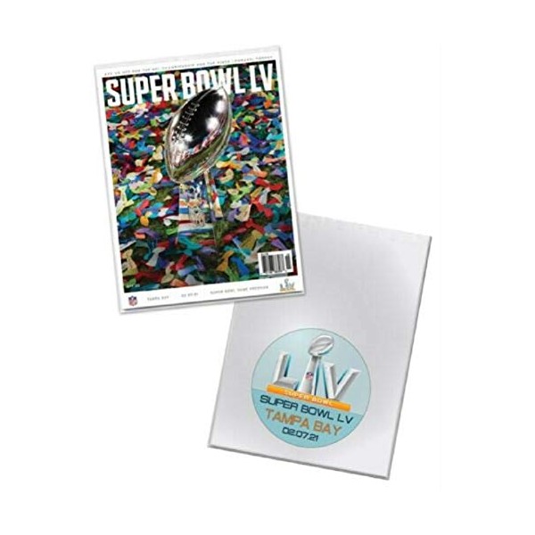 2021 Super Bowl 55 LV Book with Commemorative Cover Sleeve