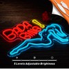 Bada Bing Neon Girl Sign for Wall Decor Sopranos Led