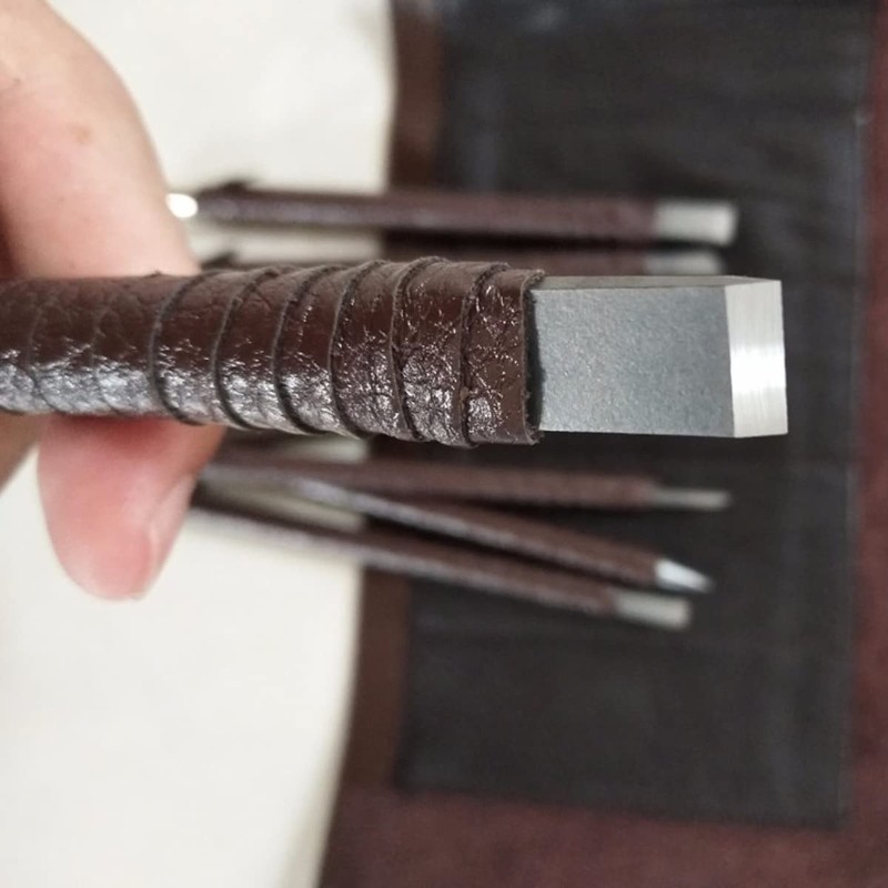 SKYZONAL Stone Carving Tool Set Chisel Carving Tool Carving Kit