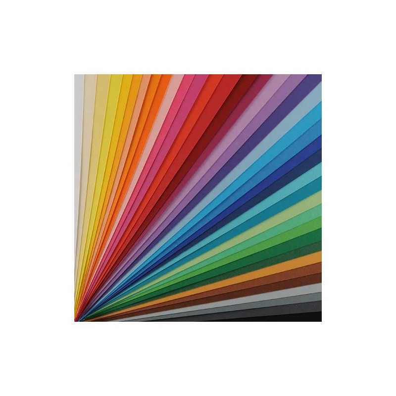 Canson 200040152 Iris Vivaldi glattes, farbiges Papier, A4, weiß 01