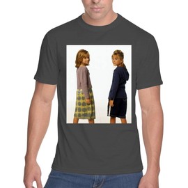 Ashley and Mary-Kate Olsen - Men's Soft & Comfortable T-Shirt PDI #PIDP1033897, Black, Small
