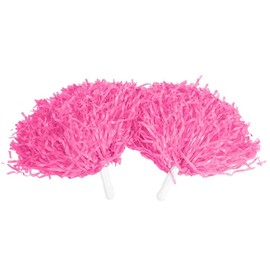 SolUptanisu Cheerers or Kids,2pcs/pack ldren Chee Squad Cheer Poms Sports Party Dance Useful Aries,8 Colors ional() bright s cheerer red and sier poms cheer for ldren pon pom girl rose set of