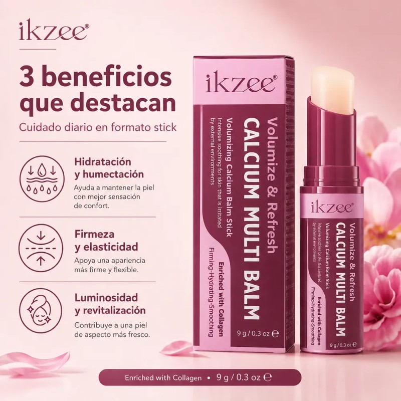 Bálsamo Facial Hidratante Con Colágeno Y Calcio Humectante