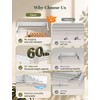32'' Wall Mounted Clothes Drying Rack, Foldable & Collapsible Wall