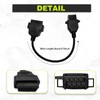 VZG OBD Adapter for Volvo 8 Pin OBD1 to 16