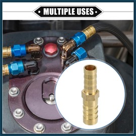 TUCKBOLD Engine Hose Fitting Connect, 10mm-8mm Universal for Fuel Air Water Automotive Parts