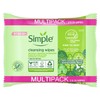 Simple Buy Simple Kind to Skin Biodegradable Cleansing Wipes With Vit B5 Vit E And Pro Amino Acids 50 Pieces Online