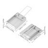 Folding Toaster Stainless Steel Versatile Mini Portable Toaster for Bread