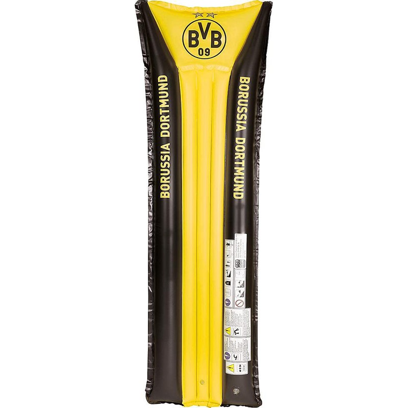 Borussia Dortmund Unisex - Adult BVB Air Mattress, Yellow, 177