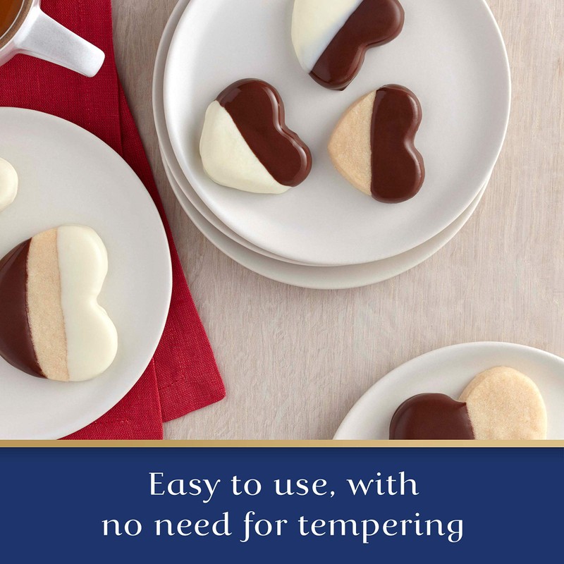 Ghirardelli White Vanilla Flavored Melting Wafers, 10 OZ Bag (6