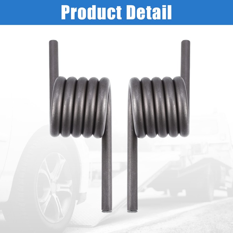 X AUTOHAUX Car Trailer Ramp Spring Trailer Coil Spring Left