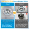 Hibbent Upgraded 3 In 1 Kitchen Sink Drain Strainer and