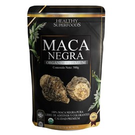 HEALTHY SUPERFOODS - Maca Negra 500G Premium Orgánica