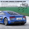 QiqaMole 1 Pack Silicone License Plate Frame, Front Back License
