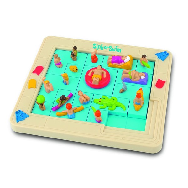 BorneLund PPT70301 Popular Placings (POPULAR PLAYTHINGS) Escape Swimming Pool Puzzle, Ages 8