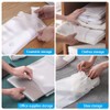 30PCS Frosted Slide Zip Plastic Bags,Large Ziplock Space Saver Bags