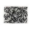 ALLCLEAN 3/16" x 3/4" Tri-Fold Rivets Assortment - 150Pcs,Black Tri-fold