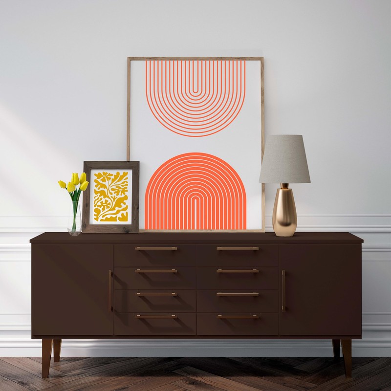 Rust-Oleum 392914 Cabinet Transformations Complete Coating Kit, Quart, Satin Espresso