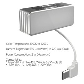 For FeiyuTech LED Fill Light for Smartphone Gimbal FeiyuTech Vimble 3, VB4, Scorp Mini