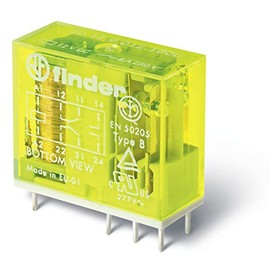 FINDER 50.12.9.024.1000 Relay, PCB, Safety, 8A, 24V