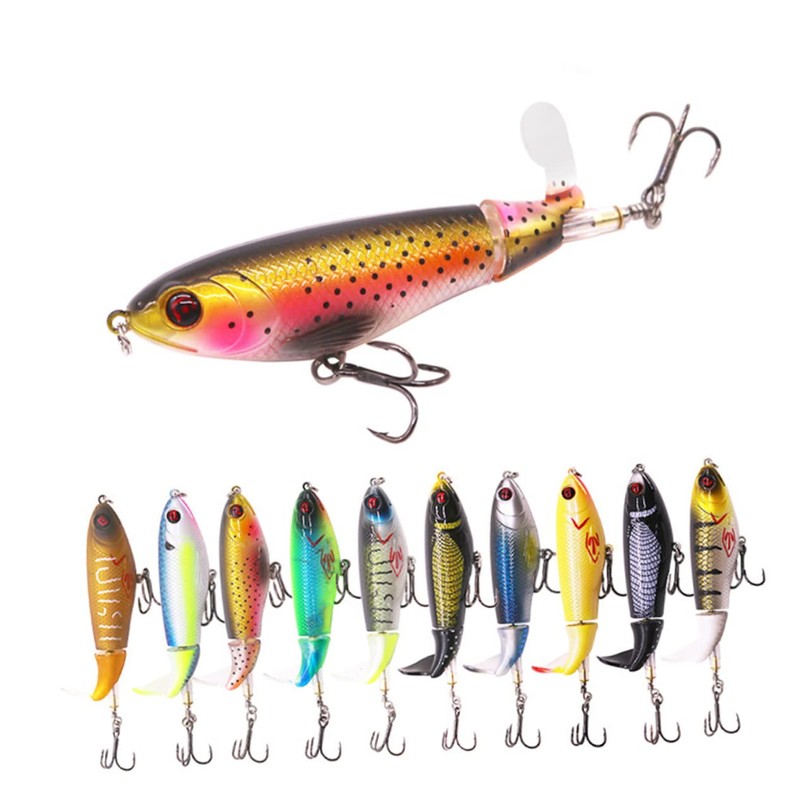 SUPVOX Swimbait Bionic Plastic Lure 3D Eyes Realistic Fish Shape