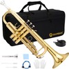 Eavnbaek Bb Standard Trumpet Set for Beginner or Advanced Student,