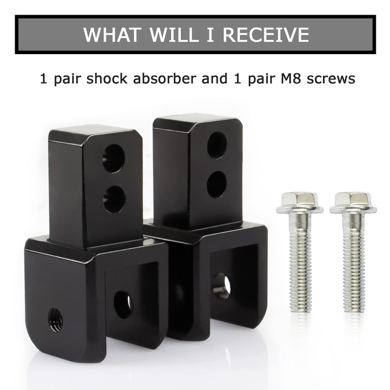 M8 8mm Rear Shock Extender Absorbers Universal Motorcycle Riser Heightening