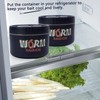 VKVXCLON Fishing Bait Container, Insulated Stainless Steel, Live Bait Storage,