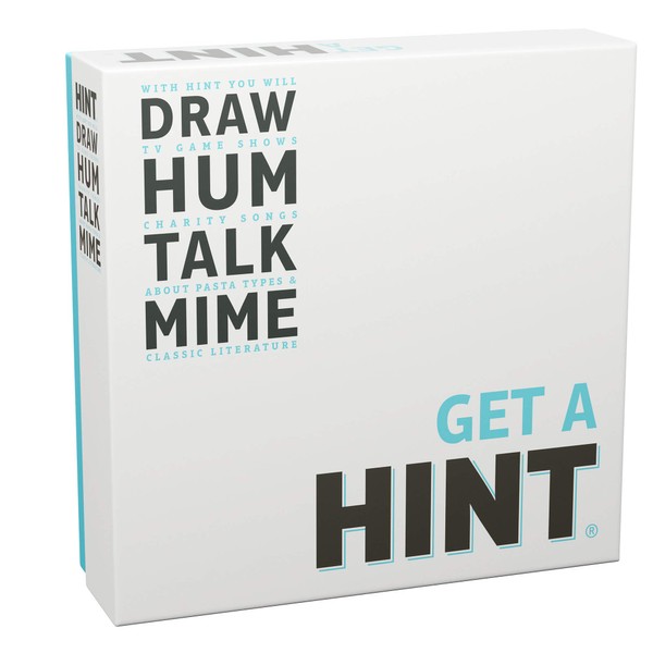 HINT Party Game (US Edition) - Charades and Drawing Game, Fun Trivia Game for Friends and Family Game Night, Ages 14+, 4+ Players, 45 Minute Playtime, Made by Bezzerwizzer
