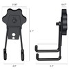 GUNPJONE Strong Garage Magnetic Hooks, 2Pcs Large Heavy Duty Magnetic