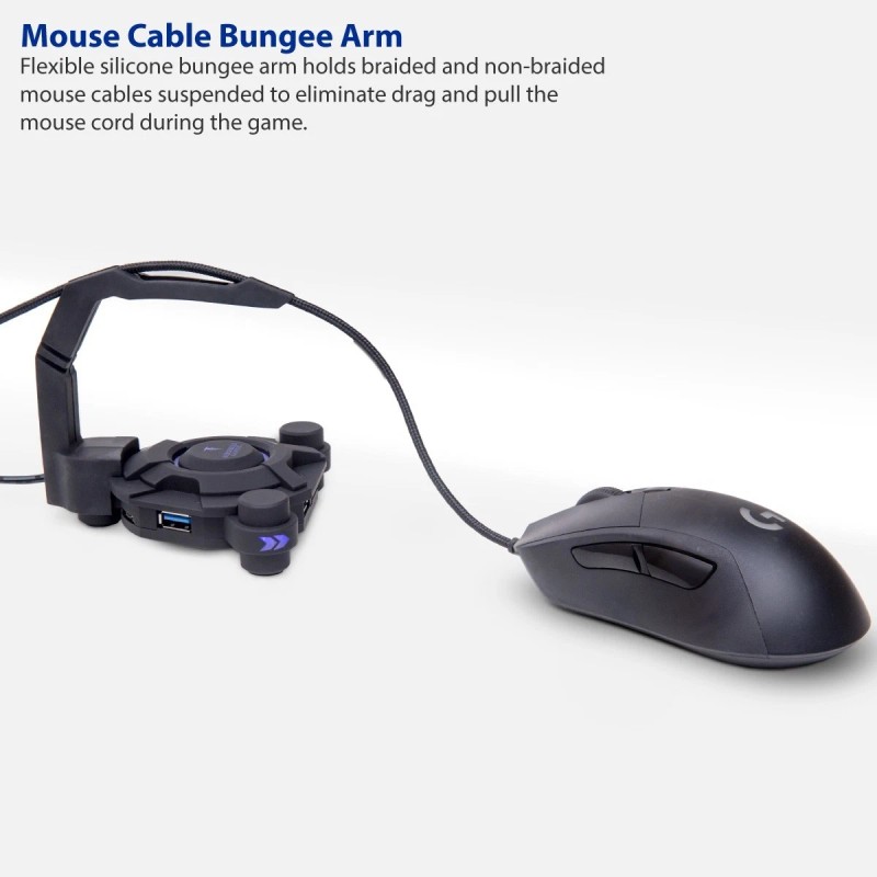 Berserker Gaming NARFI Gaming Mouse Bungee and USB 3.0 Hub