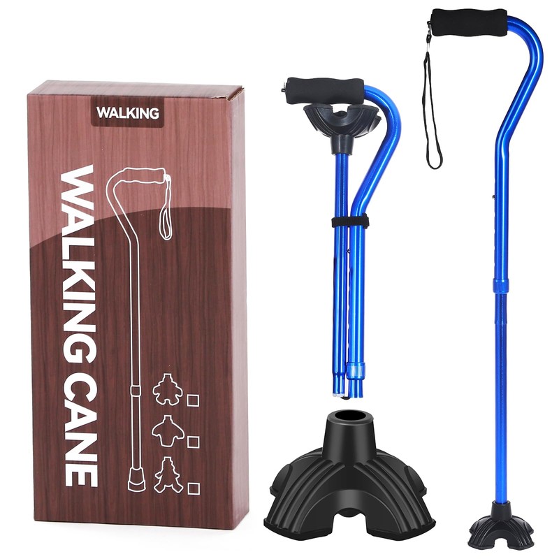 Floral Canes for Women Folding Cane for Stability with Non-Slip