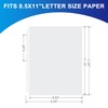 100 Pack Clear Sheet Protectors, 8.5 x 11 inch Page