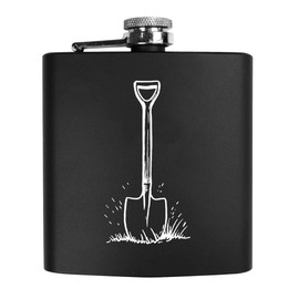 Azeeda 6oz (170ml) 'Gartenschaufel' Taschenflasche (HP00032595)