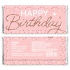 Big Dot of Happiness Pink Rose Gold Birthday - Candy