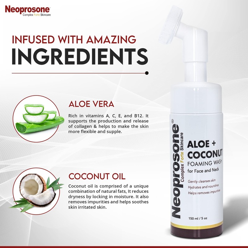 Neoprosone Aloe + Coconut Foaming Wash 150ml
