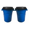 MDJ 2 Botes De Basura Grande Reforzado 120 Lts