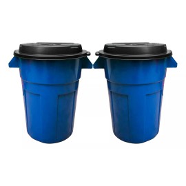 MDJ 2 Botes De Basura Grande Reforzado 120 Lts