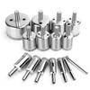 15 Pcs Diamond Drill Bits for Ceramic, Diamond Hole Saw