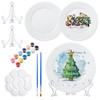 Affrolling Paint Your Own Porcelain Plates Ceramic Painting Kit Included